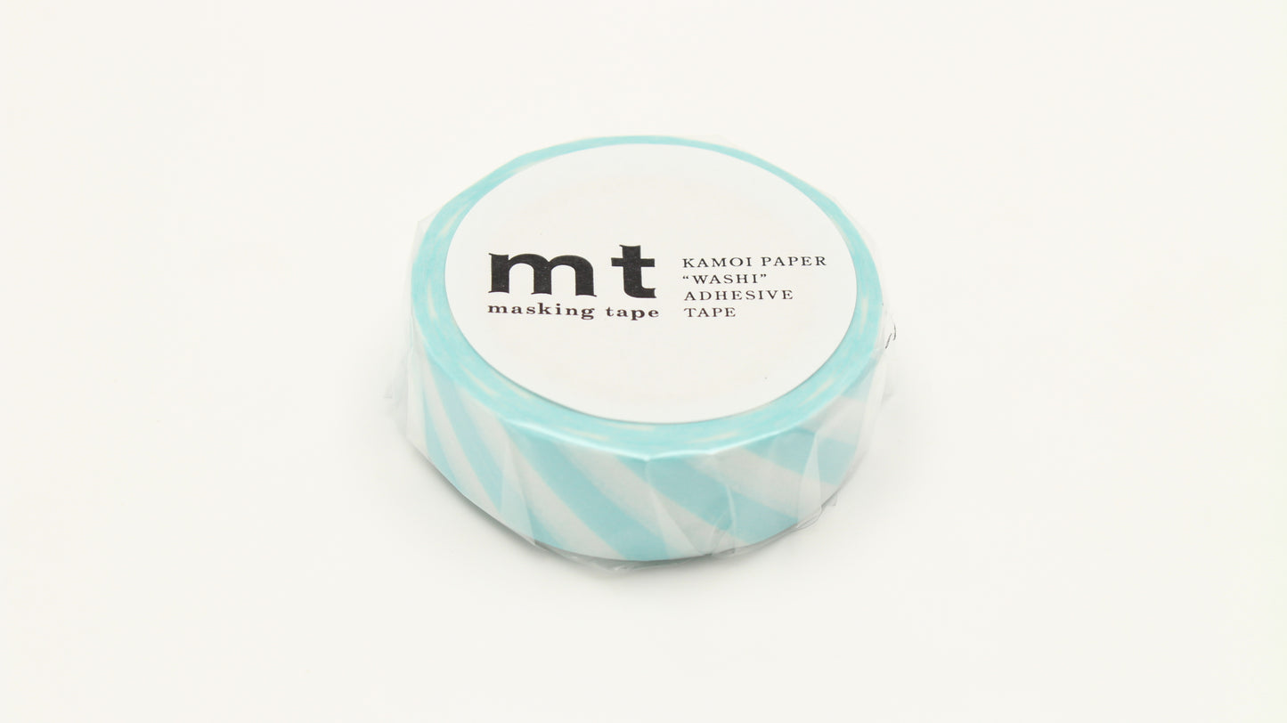 mt 1D stripe mint blue