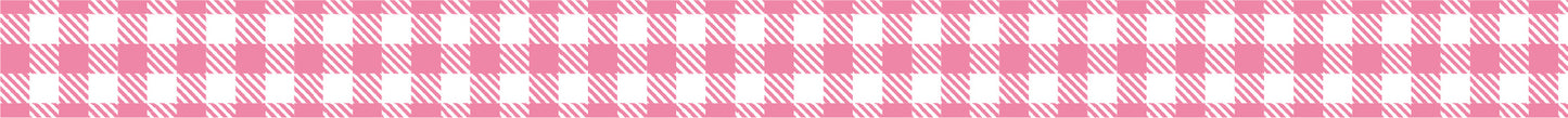 mt 1D stripe checkered pink