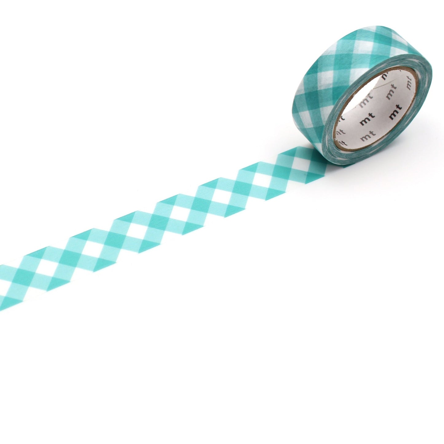 mt 1D thick checkered green