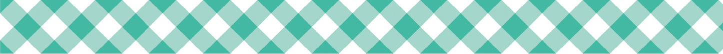 mt 1D thick checkered green