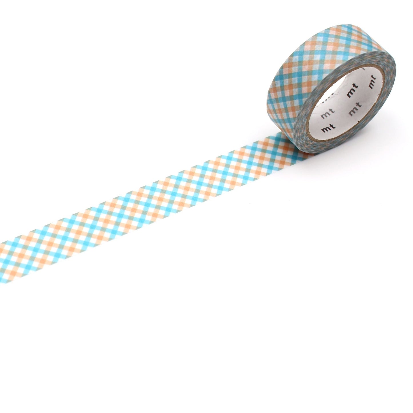 mt 1D overlap checkered orange