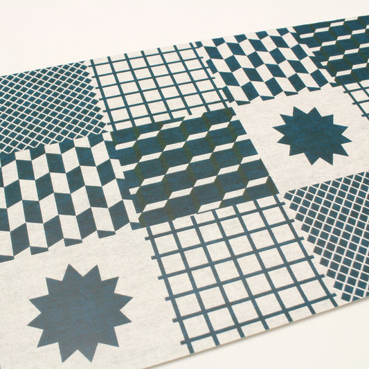 mt remake sheet geometric textile