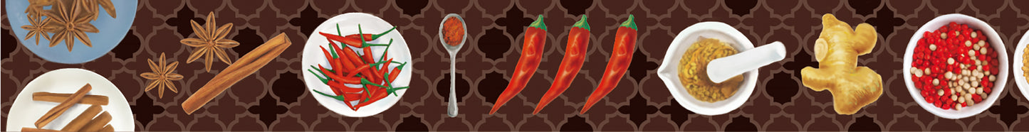 mt ex lined up spices