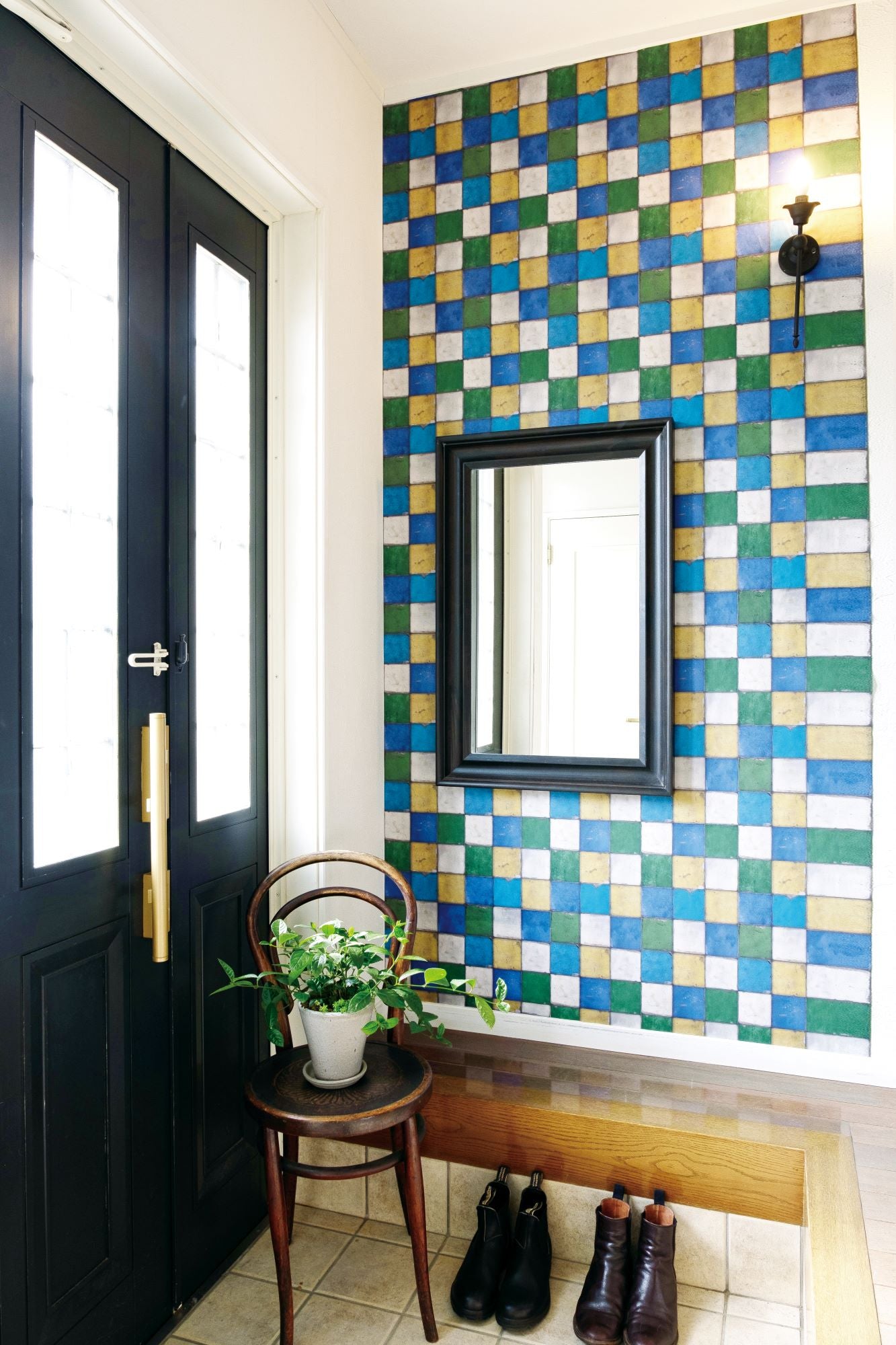 mt fleece tile vintage