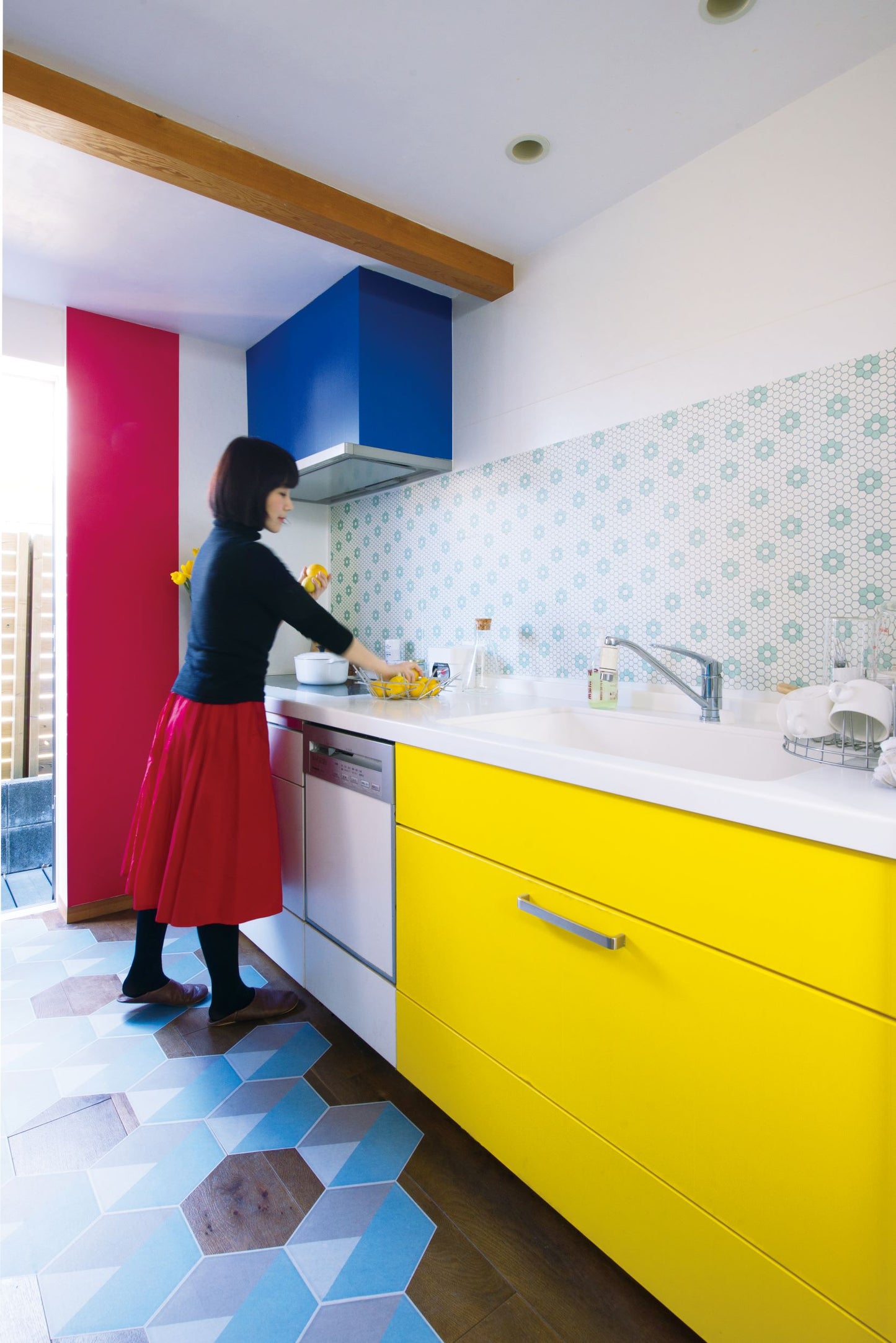 mt fleece tile hexagon