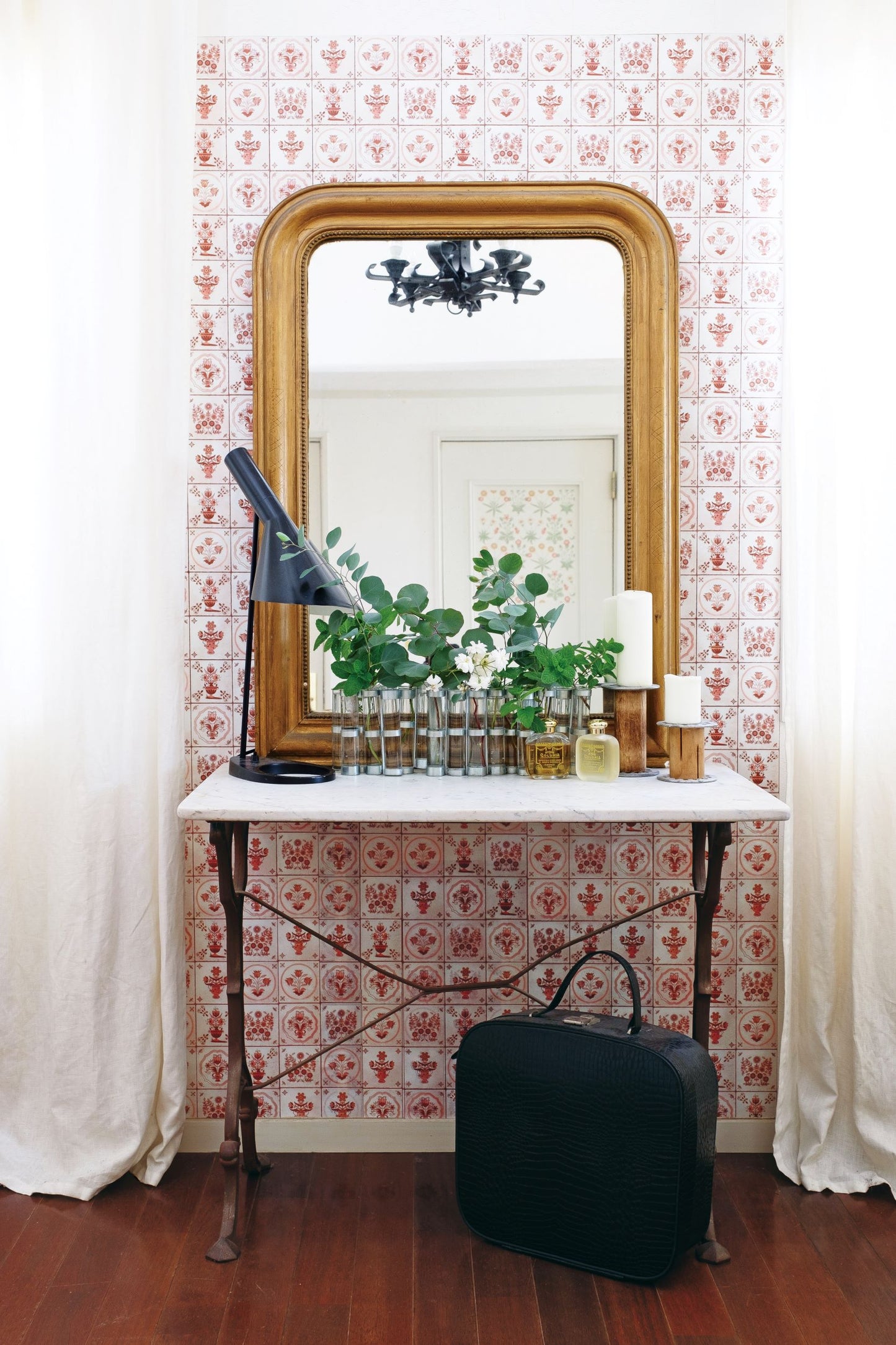 mt fleece tile flower