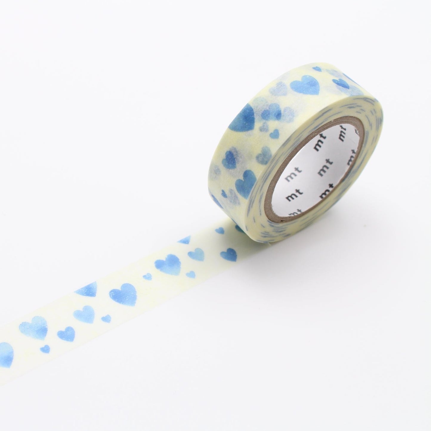 mt 1D heart stamp blue