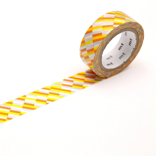 mt 1D block stripe orange