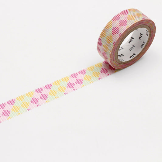 mt 1D checkers stripe pink