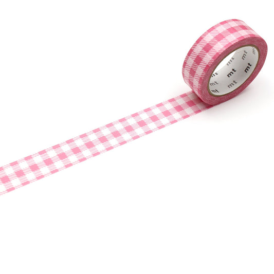 mt 1D stripe checkered pink