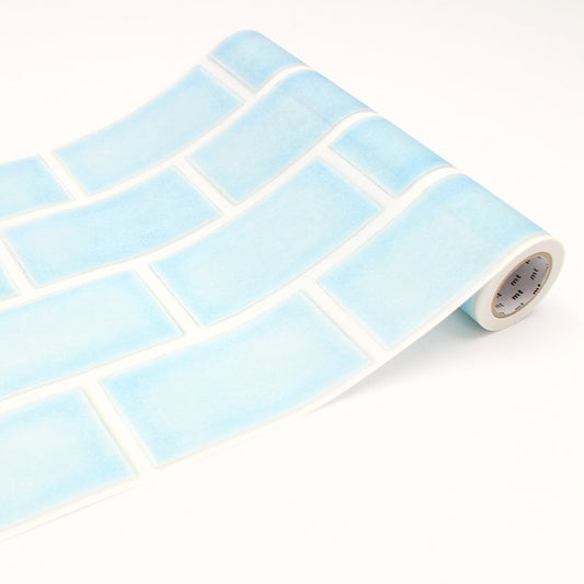 mt fleece tile blue