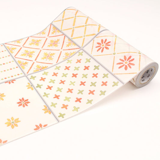 mt fleece tile orange