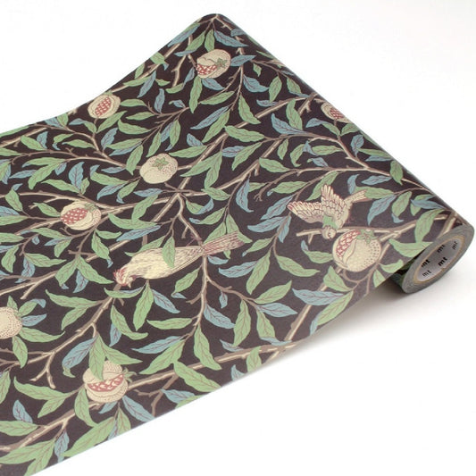 mt fleece Morris & co. bird & pomegranate