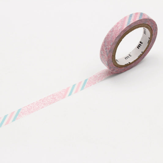 mt ex pink flower stripe